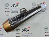 اگزوز قهرمانی برند M4 استیل ( سر نارنجی )