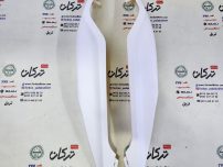 قاب ( کاور ) گیتاری زیر زین موتور طرح ایروکس و nvx ( سفید مات ) قسمت بالا اتاق جدید ( جفت ) بدون ارم
