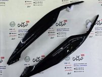 قاب ( کاور ) گیتاری زیر زین موتور طرح ایروکس و nvx ( مشکی براق ) قسمت بالا اتاق جدید ( جفت ) بدون ارم